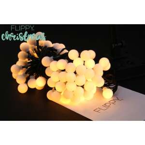 Flippy Christmas 100 LED solar powered string lights, warm white, 12 meters long - Flippy String Light
