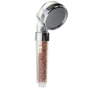 Wellness shower head with mineral balls for filtering and softening water - Shower head
