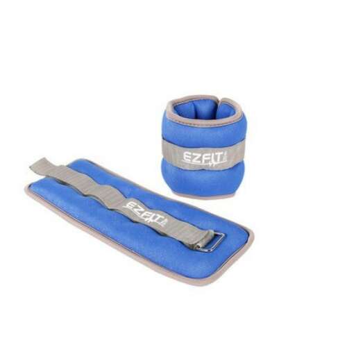 EZFIT kék állítható boka- és csuklósúlyok, 0,5 kg pár - Sport és szabadidő