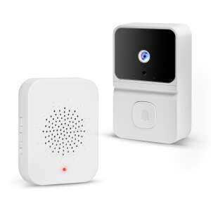 Delight Smart Smart Video Doorbell Kit - Wi-Fi, Battery Powered - HD - White - Intercom