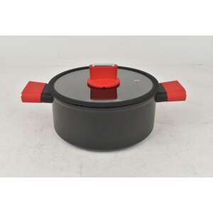 Straight Line tapadásmentes alumínium lábas üvegfedővel 20cm, 3L, indukciós