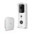 Smart Wi-Fi video intercom kit - battery - MicroSD, FHD, PIR - white 80523636