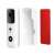 Smart Wi-Fi video doorbell set with battery, MicroSD, FHD, PIR, white