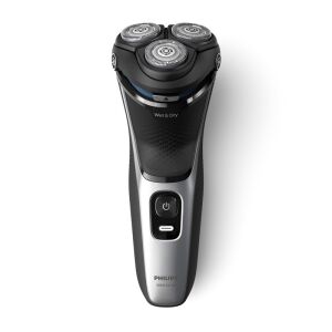 Philips Shaver 3000 Series S3143/00, 27 Blades, 60 Minutes Runtime, Wet/Dry, Black-Silver Electric Shaver