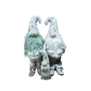 Karácsonyi Manócsalád Dekoráció: 3db 80605421 - Nonbrand Karácsonyi dekoráció