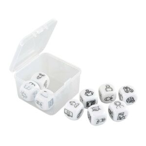 Sztorikocka Ocupații Set de zaruri pentru povestiri creative - Jocuri educative pentru școlari