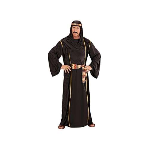 Arab sejk jelmez férfiaknak, fekete, M-es méret 