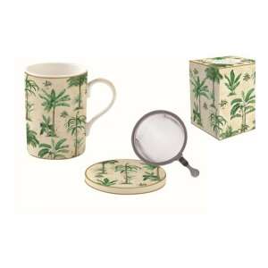 R2S.105OASI porcelán szűrősbögre tetővel, 350ml, dobozban, Oasis - Nonbrand Bögre