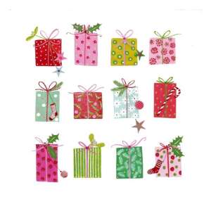 Gift for you papírszalvéta karácsonyi ajándék mintákkal, 20 darabos - Háztartási papírtermék