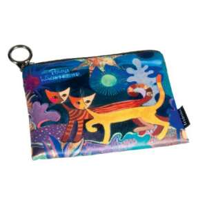 Rosina Wachtmeister - Macskás Mini Pénztárca - Poliészter - 12x10cm