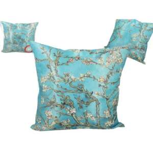 Van Gogh Mandulavirágzás díszpárna, 45x45cm, poliészter - Díszpárna