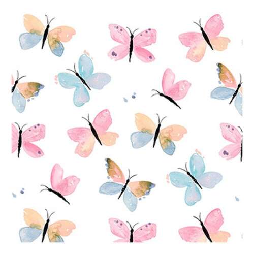 Pillangós Papírszalvéta - Pasztell - 20 db - 33x33cm