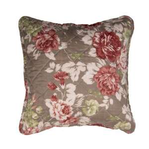 CLEEF.Q193.020 virágos párnahuzat, 40x40cm, poliészter - Lakberendezés
