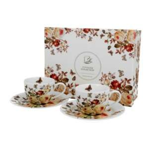 D.G.24272 Porcelán eszpresszócsésze+alj ,90 ml,2 személyes,dobozban, Zahra 80611115 - Tálalás