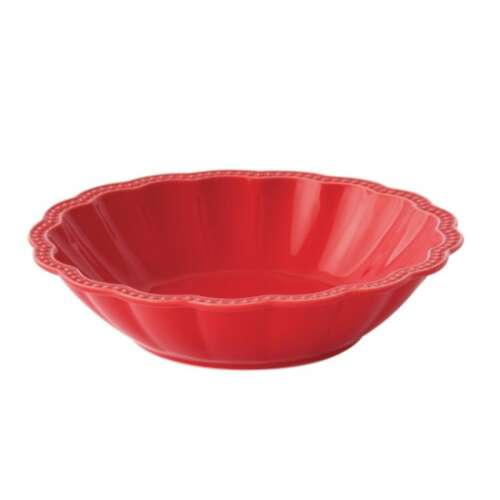 R2S.2881ELIR Elite piros porcelán mélytányér, 20cm