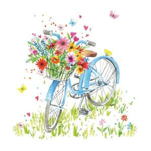 PPD.C1334408 Ride my Bike papírszalvéta 33x33cm,20db-os 80611234 - Háztartási papírtermék