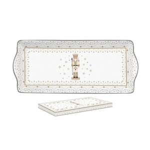 R2S.1109RNUT Porcelántálca 35x15cm dobozban, Royal Nutcracker 84661496 - Tálca