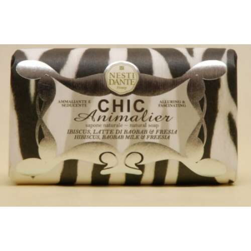 Nesti Dante Chic Animalier Zebra mintás természetes szappan