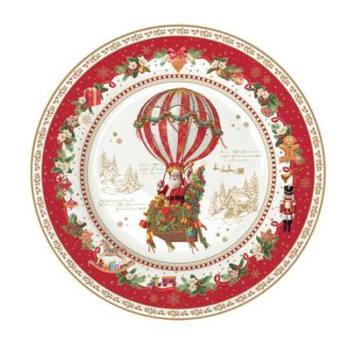 R2S.944CHME Porcelán desszerttányér 19cm, Christmas Memories 80611833