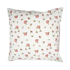 CLEEF.ROR21 40x40cm pamut párnahuzat romantikus rózsás mintával - Clayre & Eef