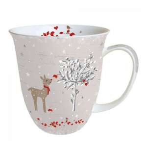 Karácsonyi Rénszarvas Bögre - Porcelán - 0,4l