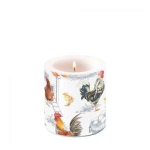 AMB - Tyúkól Átvilágítós Gyertya - 8x7,5cm