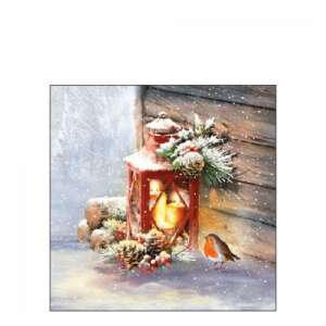 Lantern - Karácsonyi Szalvéta - 20 db - 25x25cm