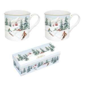 R2S.171CHAL Porcelán bögreszett 2db-os, 300ml, dobozban, Chalet 80612336 - Bögre