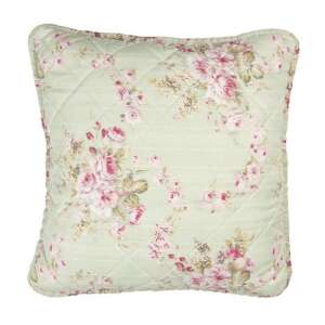 CLEEF.Q189.020 40x40cm steppelt párnahuzat virágmintával - Lakberendezés