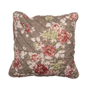 CLEEF.Q193.030 50x50cm virágos steppelt párnahuzat, poliészter - Lakberendezés