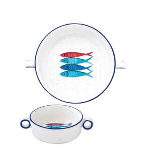 R2S.2206SARD Sardine's Party porcelán tál fülekkel, 12cm - Tál