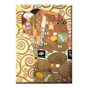 Klimt A csók hűtőmágnes, 8x5,4x0,3cm - Hűtőmágnes
