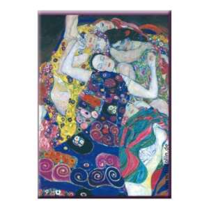 Klimt: A Szüzek hűtőmágnes, 8x5,4x0,3cm - Hűtőmágnes