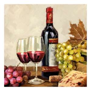AMB.13310235 Wine &amp; Grapes papírszalvéta 33x33cm, 20db-os 91584301 