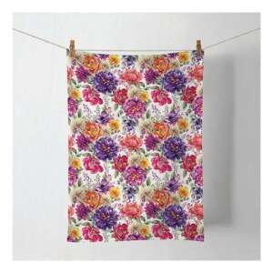 Anne fehér konyharuha virágmintával - Ambiente