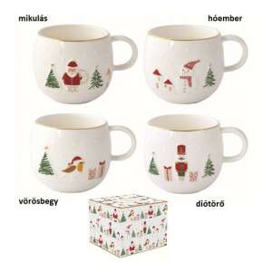 R2S.1319LSNO Porcelánbögre 400ml, dobozban, Let it snow 80614259 - Nonbrand Bögre