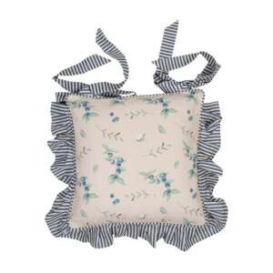 CLEEF 40x40cm-es kötős párnahuzat, 100% pamut, Blueberry Fields mintával - Clayre & Eef