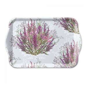 Calluna műanyag tálca, heather mintával, 13x21cm - Tálca