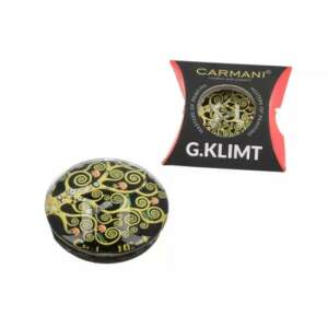 Klimt Életfa Hűtőmágnes, 3cm, Carmani - Hűtőmágnes