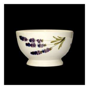 Levendula mintás kerámia tál, kézzel festett, 6dl űrtartalommal - Tál