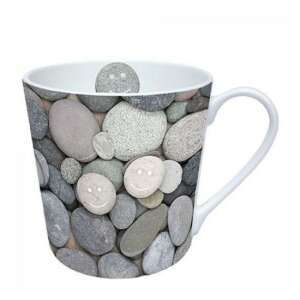 Mosolygós kőmintás porcelán bögre - Nonbrand Bögre