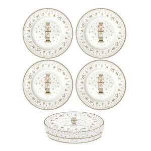 R2S.1100RNUT Porcelán desszerttányérszett 4db-os, 19cm, dobozban, Royal Nutcracker 80615225 - Étkészlet