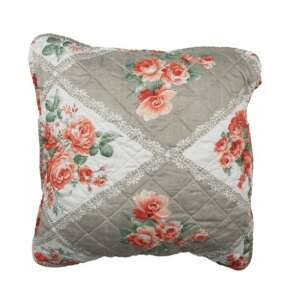 CLEEF.Q196.030. Virágos párnahuzat, 50x50cm, polyester - Clayre & Eef