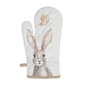 CLEEF.REB44 Edényfogó kesztyű 18x30cm,100% pamut,Rustic Easter Bunny 80615466 - Konyha & Étkezés
