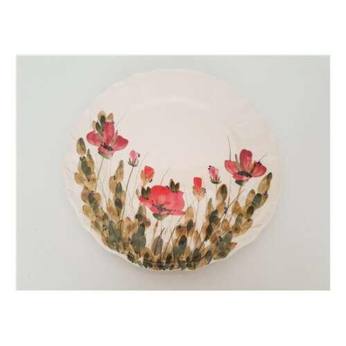 Pipacsos Kerámia Tányér - 28,5 cm