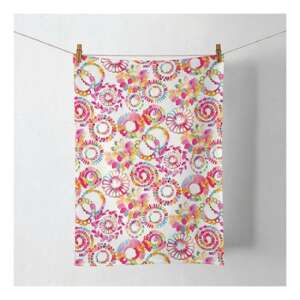 Fantasy Circles konyharuha konyharuhá, 50x70cm, 100% pamut, színes kör mintával - Ambiente