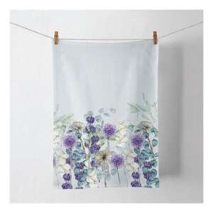 Lunaria Green konyharuha konyharuhátörlő virágmintával, 50x70cm, 100% pamut - Ambiente