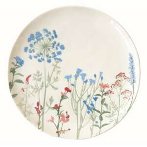 R2S.2200MILB Porcelán lapostányér 26cm, Mille Fleurs Blue, virágmintával - Tányér