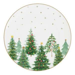 R2S.2242FTRE Festive Trees porcelán desszerttányér, 19cm - Tányér