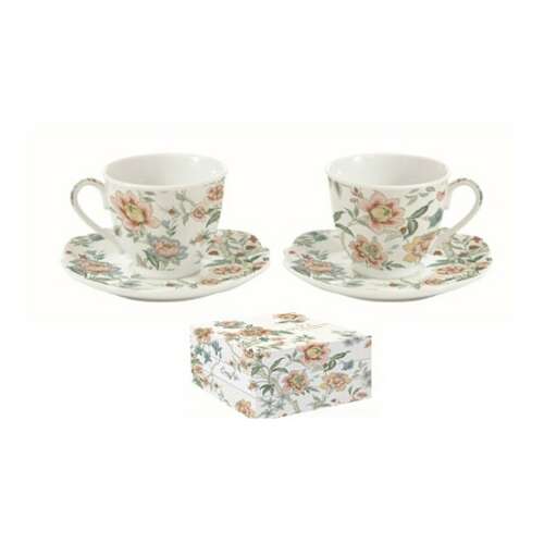 R2S - Zen Garden White Porcelán Teáskészlet - 2 személyes - 225ml